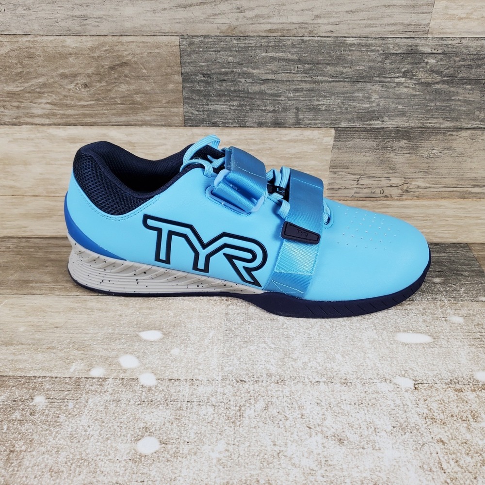 TYR L-1 Lifter Mens Shoes Sz 11.5 Training Weightlifting Blue Sneakers
